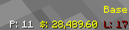 The player information bar.